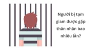 Người bị tạm giam được gặp thân nhân bao nhiêu lần?