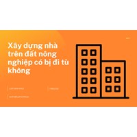 Xây dựng nhà trên đất nông nghiệp có bị đi tù không