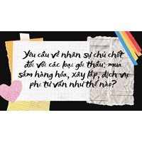 Yêu cầu về nhân sự chủ chốt đối với các loại gói thầu: mua sắm hàng hóa, xây lắp, dịch vụ phi tư vấn như thế nào?