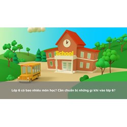 Lớp 6 có bao nhiêu môn học? Cần chuẩn bị những gì khi vào lớp 6?