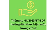Hướng dẫn mức lương cơ sở các đối tượng trong các cơ quan, đơn vị thuộc Bộ Quốc phòng