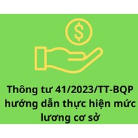 Hướng dẫn mức lương cơ sở các đối tượng trong các cơ quan, đơn vị thuộc Bộ Quốc phòng