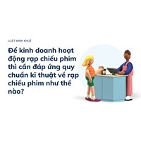 Để kinh doanh hoạt động rạp chiếu phim thì cần đáp ứng quy chuẩn kĩ thuật về rạp chiếu phim như thế nào?