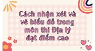 Cách nhận xét và vẽ biểu đồ trong môn thi Địa lý đạt điểm cao