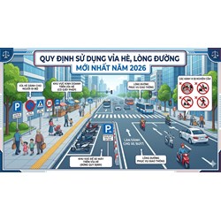 Quy định về việc sử dụng vỉa hè, lòng đường cập nhật mới nhất