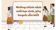 Những chính sách mới học sinh, phụ huynh cần biết năm nay