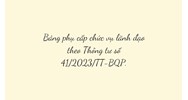 Bảng phụ cấp chức vụ lãnh đạo theo Thông tư số 41/2023/TT-BQP