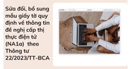 Quy định về thông tin đề nghị cấp thị thực điện tử (NA1a) mới
