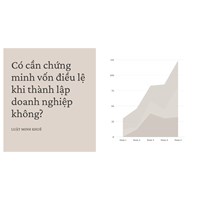 Có cần chứng minh vốn điều lệ khi thành lập doanh nghiệp không?