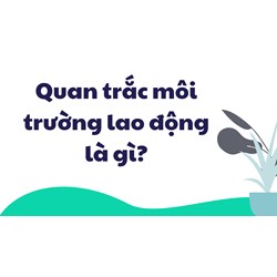 Quan trắc môi trường lao động là gì?