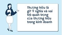 Thương hiệu là gì? Ý nghĩa và vai trò quan trọng của thương hiệu