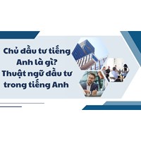 Chủ đầu tư tiếng Anh là gì? Thuật ngữ đầu tư trong tiếng Anh