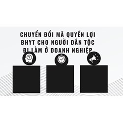 Chuyển đổi mã quyền lợi BHYT cho người dân tộc đi làm ở doanh nghiệp