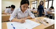 Vẽ hình bằng bút chì trong bài thi có bị trừ điểm hay không?
