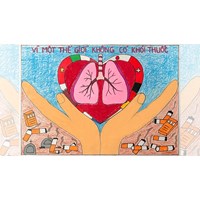 Tranh tuyên truyền tác hại của thuốc lá đẹp, ấn tượng nhất