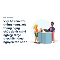 Việc tổ chức thi thăng hạng, xét thăng hạng chức danh nghề nghiệp được thực hiện theo nguyên tắc nào?