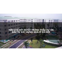 Tiêu chí xét duyệt trúng thầu dự án đầu tư xây dựng nhà ở xã hội