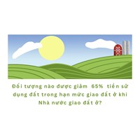Đối tượng nào được giảm  65%  tiền sử dụng đất trong hạn mức giao đất ở khi Nhà nước giao đất ở?