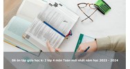 Đề ôn tập giữa học kì 2 lớp 4 môn Toán mới nhất