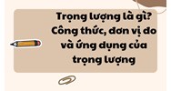 Trọng lượng là gì? Công thức, đơn vị đo và ứng dụng của trọng lượng