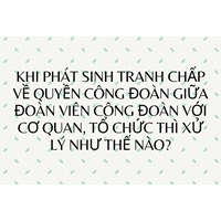 Khi phát sinh tranh chấp về quyền công đoàn giữa đoàn viên công đoàn với cơ quan, tổ chức thì xử lý như thế nào?