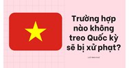 Trường hợp nào không treo Quốc kỳ sẽ bị xử phạt?