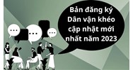 Bản đăng ký Dân vận khéo cập nhật mới nhất năm 2024