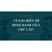 Vì sao biển số định danh có 2 chữ cái?