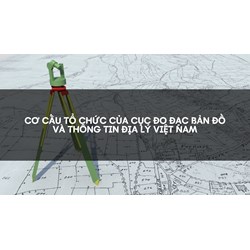 Cơ cấu tổ chức của Cục Đo đạc Bản đồ và Thông tin địa lý Việt Nam