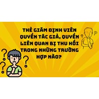 Thẻ giám định viên quyền tác giả, quyền liên quan bị thu hồi trong những trường hợp nào?
