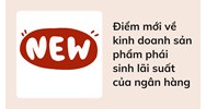 Điểm mới về kinh doanh sản phẩm phái sinh lãi suất của ngân hàng