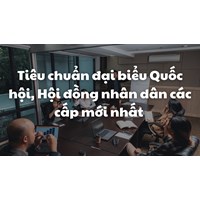 Tiêu chuẩn đại biểu Quốc hội, Hội đồng nhân dân các cấp mới nhất