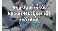 Quy định về tài khoản 411 cập nhật mới nhất