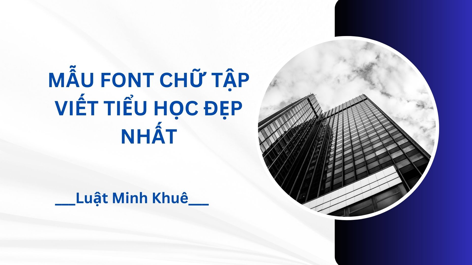 Font Chu Tap Viet