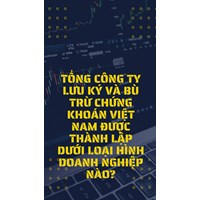 Tổng công ty Lưu ký và Bù trừ chứng khoán Việt Nam được thành lập dưới loại hình doanh nghiệp nào?
