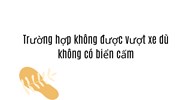 Trường hợp không được vượt xe dù không có biển cấm
