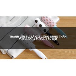 Thanh lăn bụi là gì? Công dụng thần thánh của thanh lăn bụi