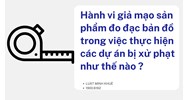 Hành vi giả mạo sản phẩm đo đạc bản đồ trong việc thực hiện các dự án bị xử phạt như thế nào ?