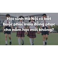 Học sinh Hà Nội có bắt buộc phải mua đồng phục cho năm học mới không?