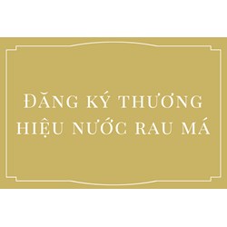 Đăng ký thương hiệu nước rau má