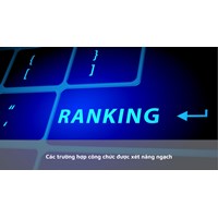 Các trường hợp công chức được xét nâng ngạch