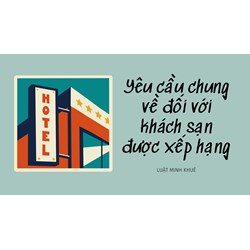 Yêu cầu chung về đối với khách sạn được xếp hạng