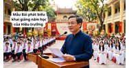 Mẫu Bài phát biểu khai giảng năm học của Hiệu trưởng hay nhất