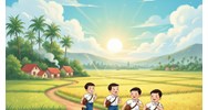 Tả cánh đồng quê em Tập làm văn lớp 5 chọn lọc hay nhất