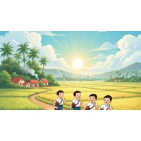 Tả cánh đồng quê em Tập làm văn lớp 5 chọn lọc hay nhất