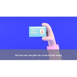 Ảnh căn cước công dân xấu có làm lại được không?