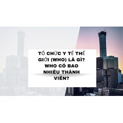 Tổ chức Y tế Thế giới (WHO) là gì? WHO có bao nhiêu thành viên?
