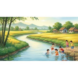Tả dòng sông quê hương em Tập làm văn lớp 5 siêu hay, điểm cao