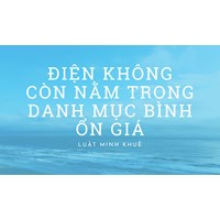 Điện không còn nằm trong danh mục bình ổn giá