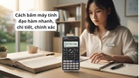 Cách bấm máy tính đạo hàm nhanh, chi tiết, chính xác nhất